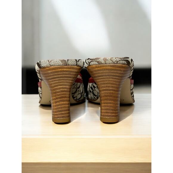 Vintage Coach P073 Gwynne Signature Mule Size 6.5B - Picture 7 of 12